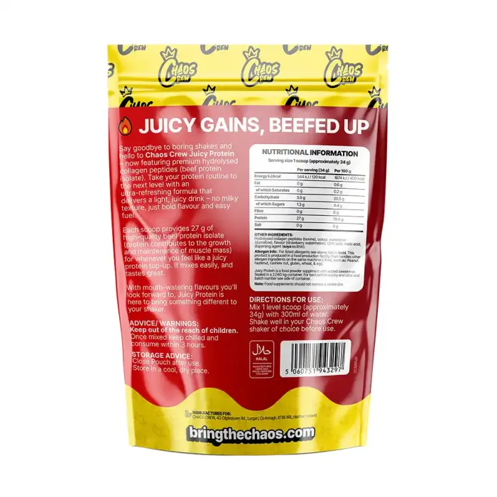 Chaos Crew Juicy Protein 680g - Image 3